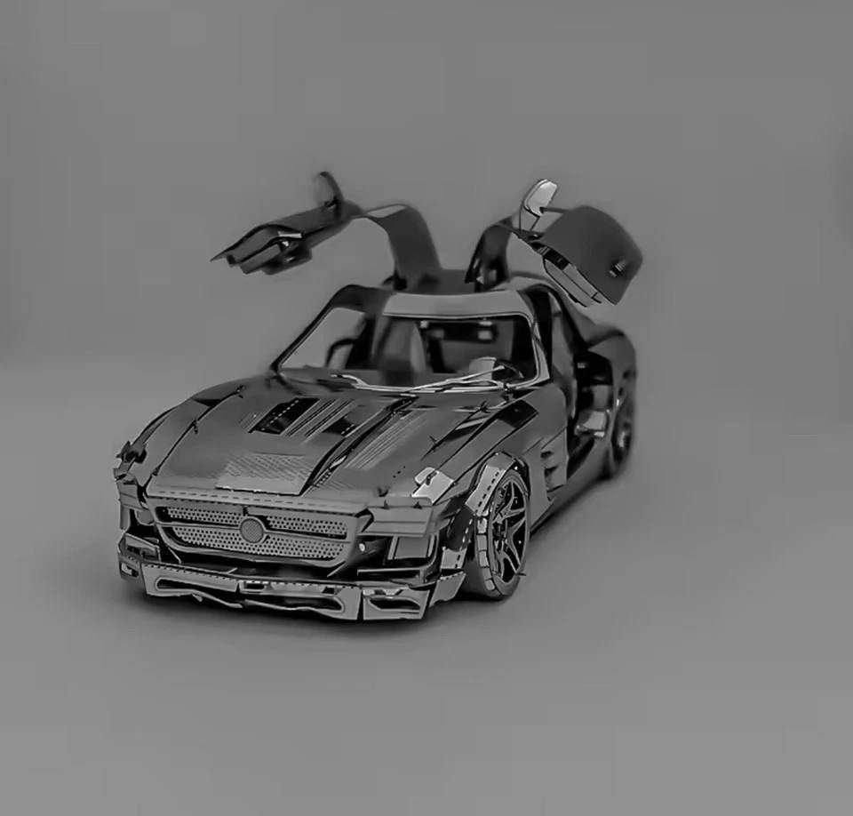 auto sportiva Puzzle in metallo 3D Kit di blocchi di costruzione Mecha - Immagine 4 di 4