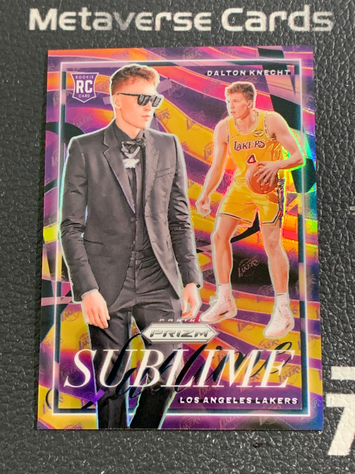 2024-25 Prizm Dalton Knecht RC Rookie Sublime SSP Lakers