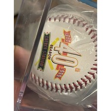 1960-1999 40 Th Season Chency Stadium Signed Baseball 24 Sealed