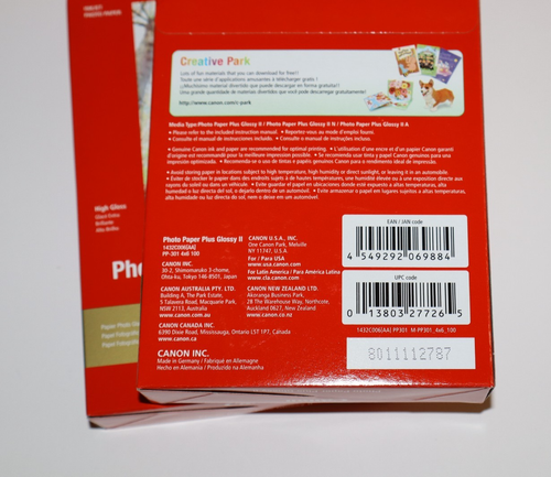 Lotto 5 CARTA FOTOGRAFICA PLUS GLOSSY II (2) PP-301 CANON 4x6 100 Inkjet High Gloss - Foto 2 di 2