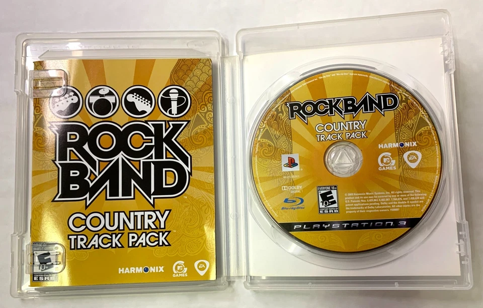 Rock Band Country Track Pack (Sony PlayStation 3 PS3, 2009) PS3 Game CIB - Image 2 of 4