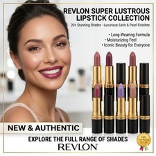 Image of Revlon Super Lustrous Lipstick – Cream / Matte / Shine Lip Colour – Various