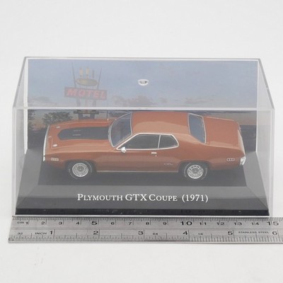ixo 1:43 Plymouth GTX Coupe 1971 Diecast Car Model Metal Toy