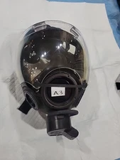 MSA Millennium Riot Control Gas Mask, Size LARGE Clear 10051287 A3