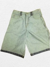 RARE Vintage Sean John Men's Faded Hip Hop Baggy Y2K Denim Jorts Shorts, Size 32