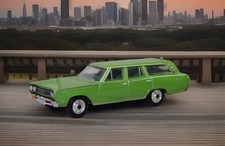 GL 1968 Plymouth Satellite Station Beach Wagon Green 1/64 Diorama Replica MINT