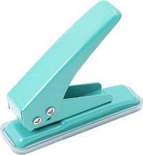 Single Hole Puncher Handheld 1/4 Inches Hole Punch, 20 Sheet Paper Punch Capacit
