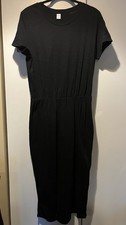 Old Navy Classic Black Midi Dress Size Medium