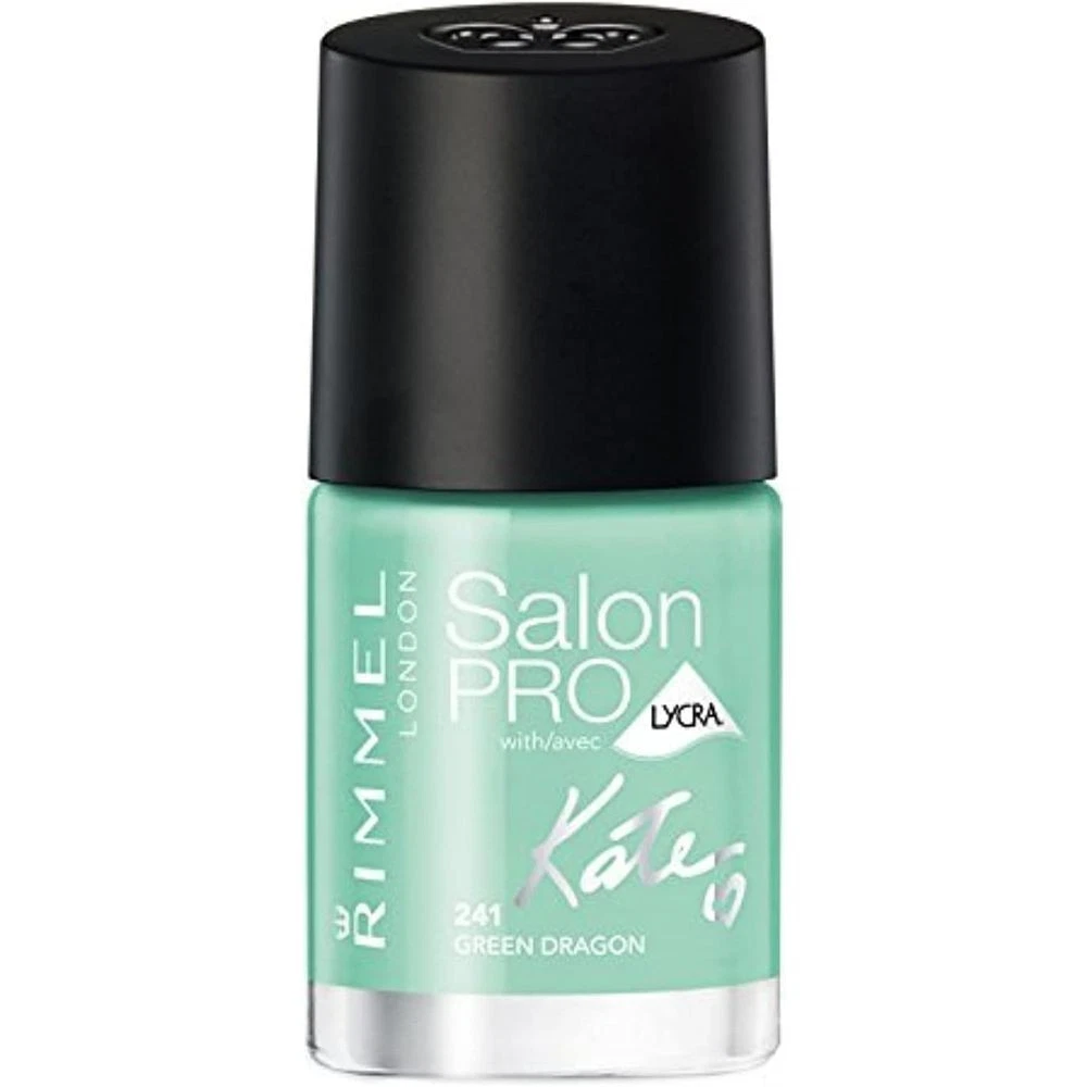 Rimmel London Kate Salon Pro Nail Polish, 241 Green Dragon (PACK OF 2)