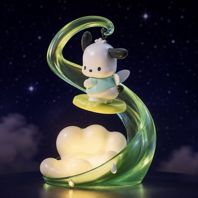 Langbowang Sanrio Characters Natural Spirit Light Up Figure - Pochacco