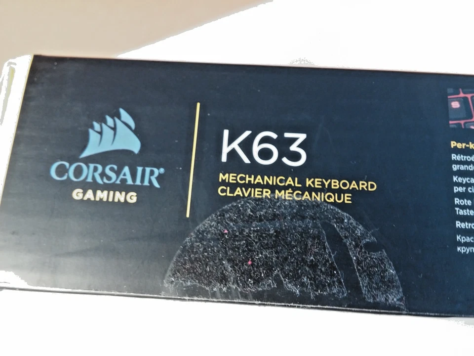 Corsair K63 Gaming Tastatur, Mechanical Keyboard CH-9115020-DE / QWERTZ - Bild 2 von 4