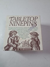 Tabletop Ninepins Wooden Game Made In USA