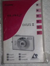 ORIGINAL INSTRUCTION MANUAL FOR CANON ELPH 2, IXUS II APS FILM CAMERA