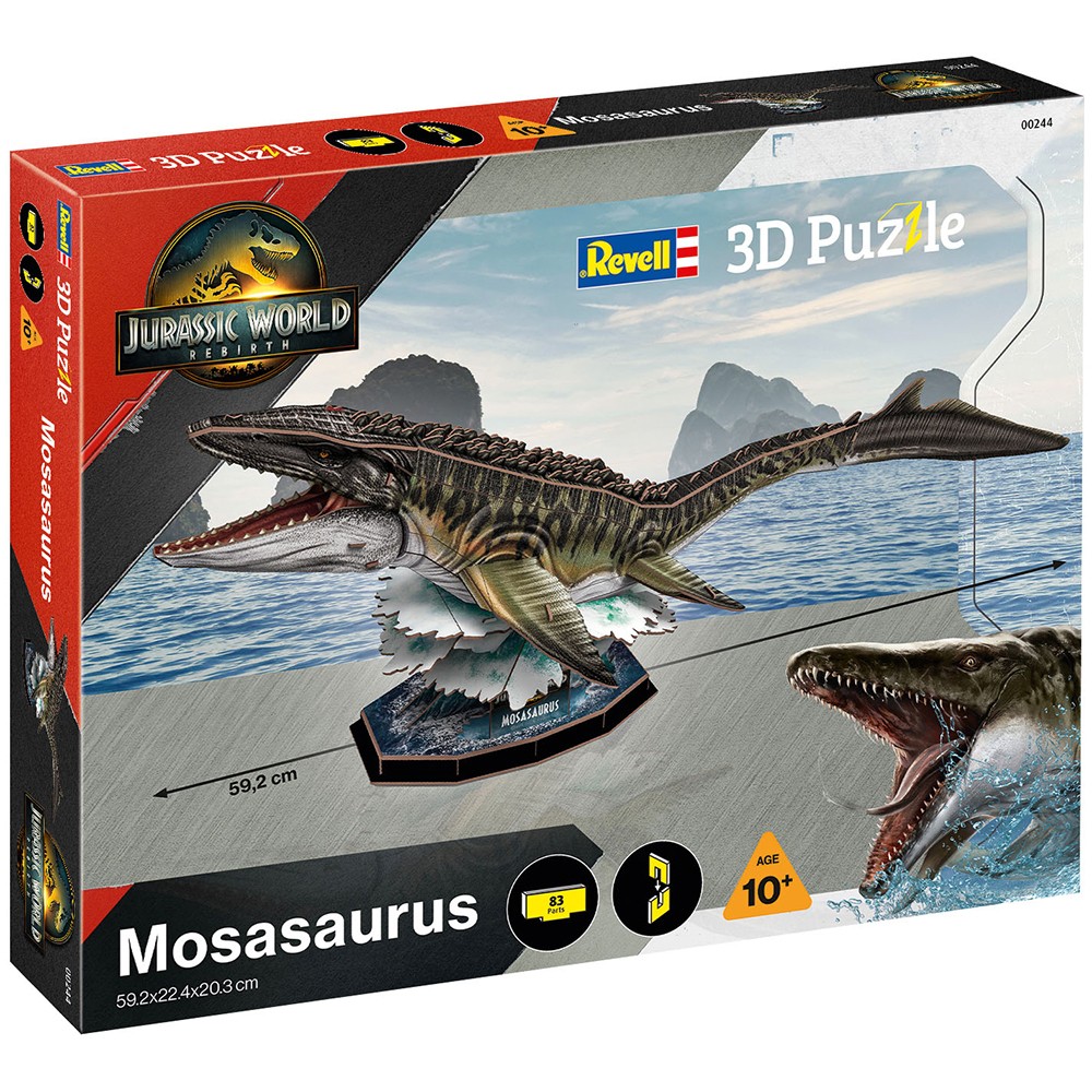 Revell Jurassic World 3D Puzzle Rebirth Mosasaurus Ages 10+