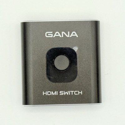 GANA HDMI Switch 2 In 1 Out Selector Adapter Manual Button Video Splitter Used