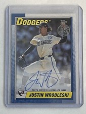 2025 Topps Justin Wroblenski 1990 Topps 35th Anniversary Autograph #89RA