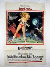 Barbarella - 1968 Original One Sheet Movie Poster 27x41 Vintage Jane Fonda Film
