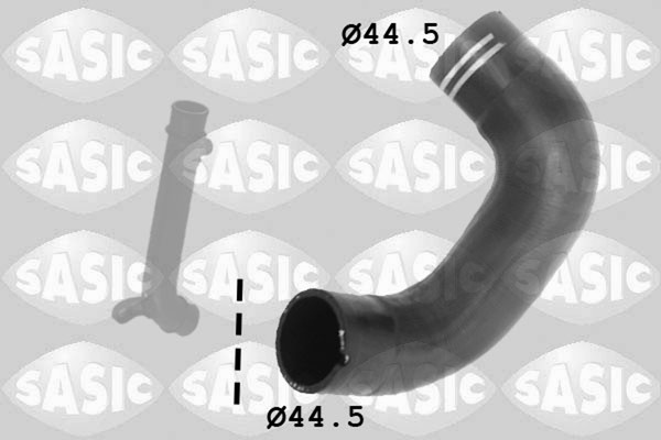 Ladeluftschlauch Sasic 3330019 FüR CitroËN Nemo Tepee Peugeot Bipper Hdi-image