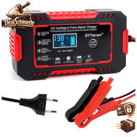 Autobatterie LadegeräT 12V 6A Smart Vollautomatisch Mit Temperaturkompensation