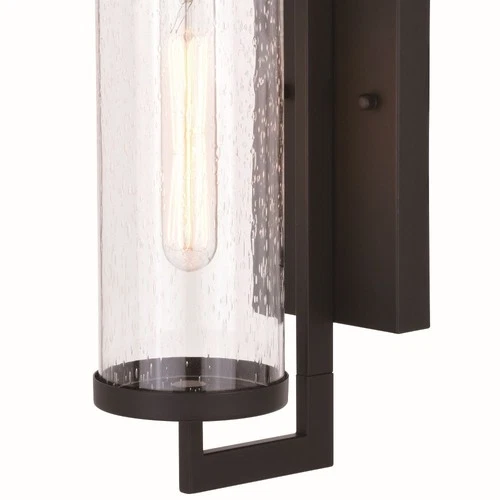 Morgan Park 1-Light Outdoor Wall Sconce in Contemporary and Cylinder Style 16 - Picture 7 of 9