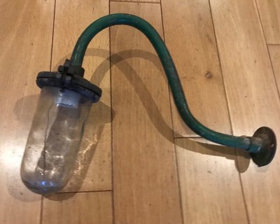 Vintage Schwanenhals Wandleuchte Made in Britain (Box über X Zeichnungen)