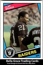 1984 Topps Cliff Branch #104 Los Angeles Raiders NFL Football