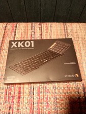 ProtoArc Foldable Bluetooth Keyboard, XK01 Full Size Folding Wireless Keyboard