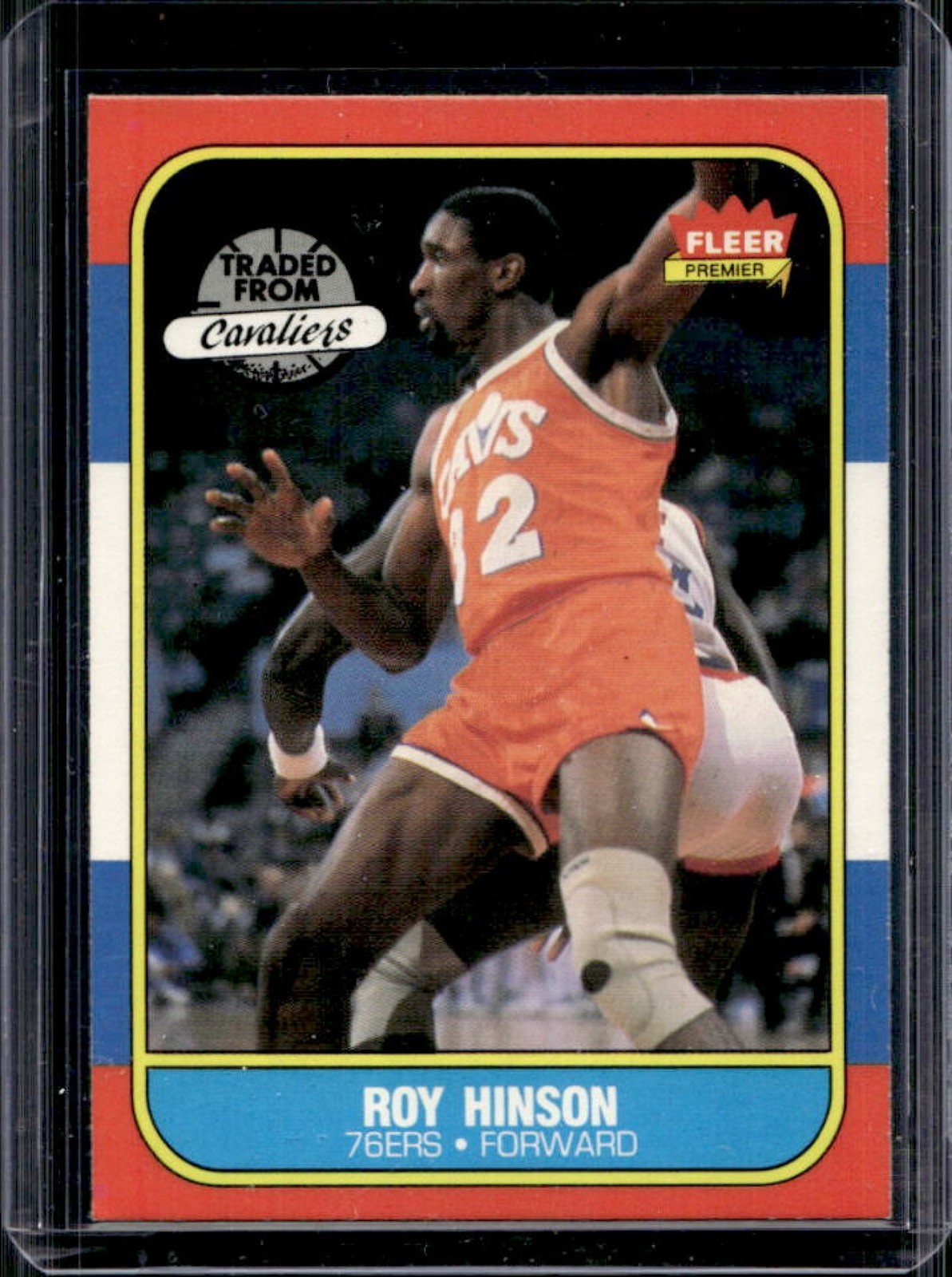 1986-87 Fleer Roy Hinson Rookie RC #46 76ers