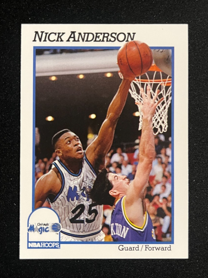 1991 NBA Hoops Nick Anderson #147 Orlando Magic