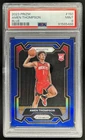 2023-24 Panini Prizm Amen Thompson RC Prizm Blue Rookie #/199 Rockets PSA 9