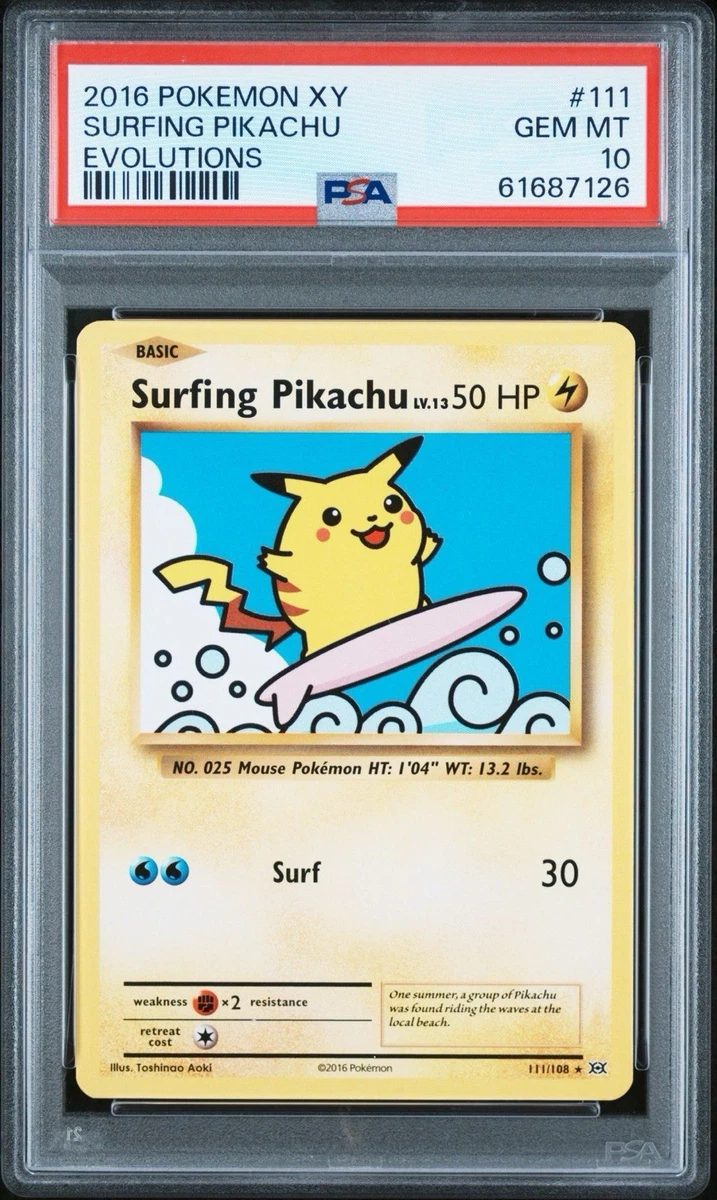 Surfing Pikachu Pokémon TCG Cards for sale | eBay