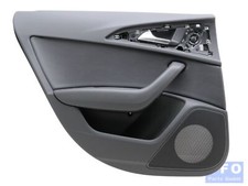original Türverkleidung hinten links Leder schwarz Audi A6 4G C7 Avant Facelift