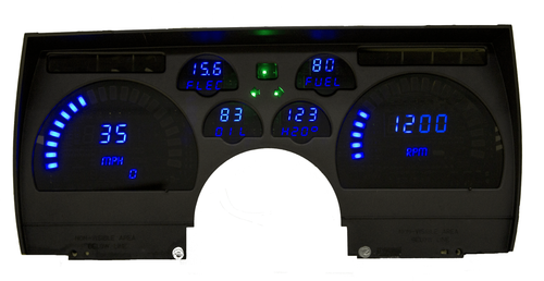 1991-1992 Camaro Digital Dash Panel Green LED Gauges Made In The USA - Picture 8 of 10
