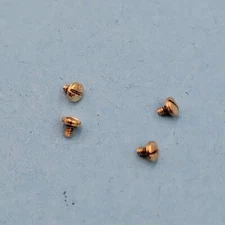 Ebel Bezel Screws 18K Gold Authentic  Head 2.2mm thread 0.9mm 2.3mm Long.