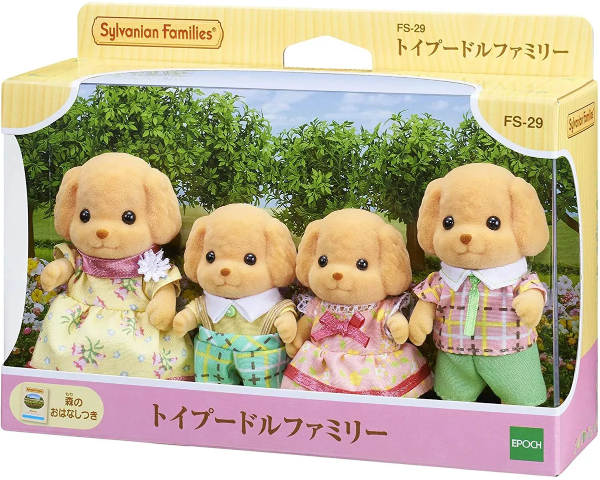 Sylvanian toy store poodle family