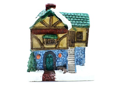 Dickens BLACK SWAN PUB  Christmas Collection Cottage DCM018 Vintage 1990 in Box
