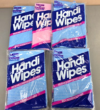 Handi Wipes Reusable All Purpose Cloths Pink Blue Colgate Lot 5 packs of 6