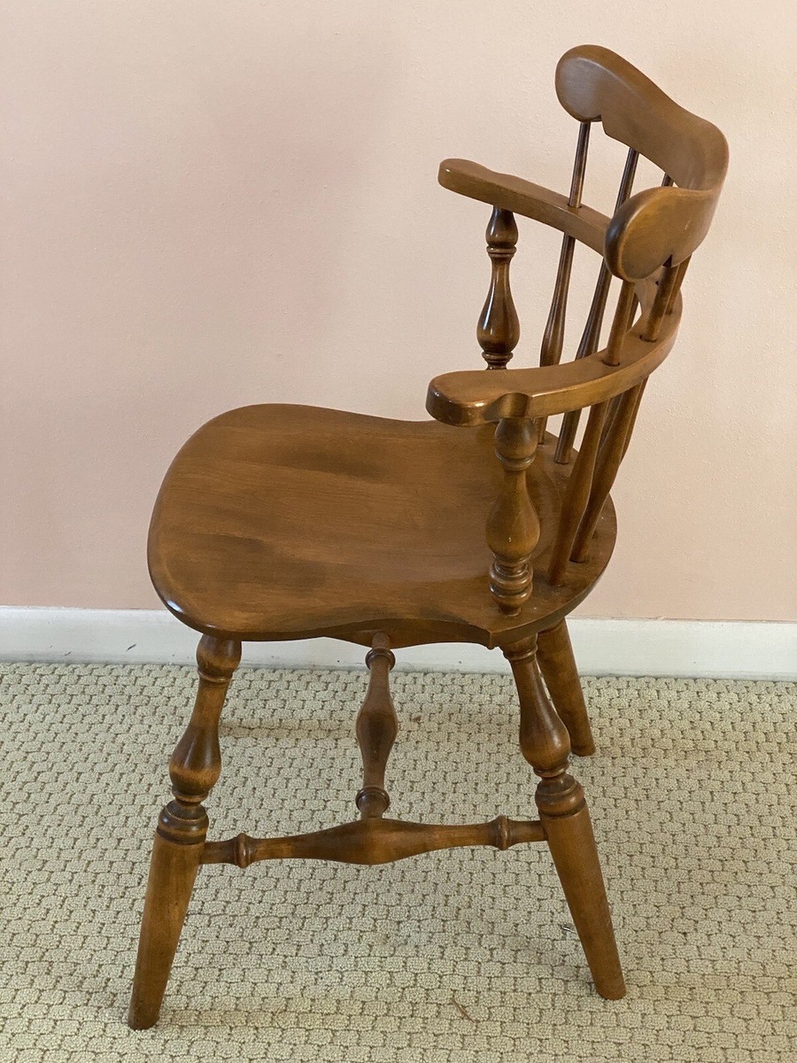 Ethan Allen Heirloom Comb Back Mate's Chair Maple #10-6040 #211