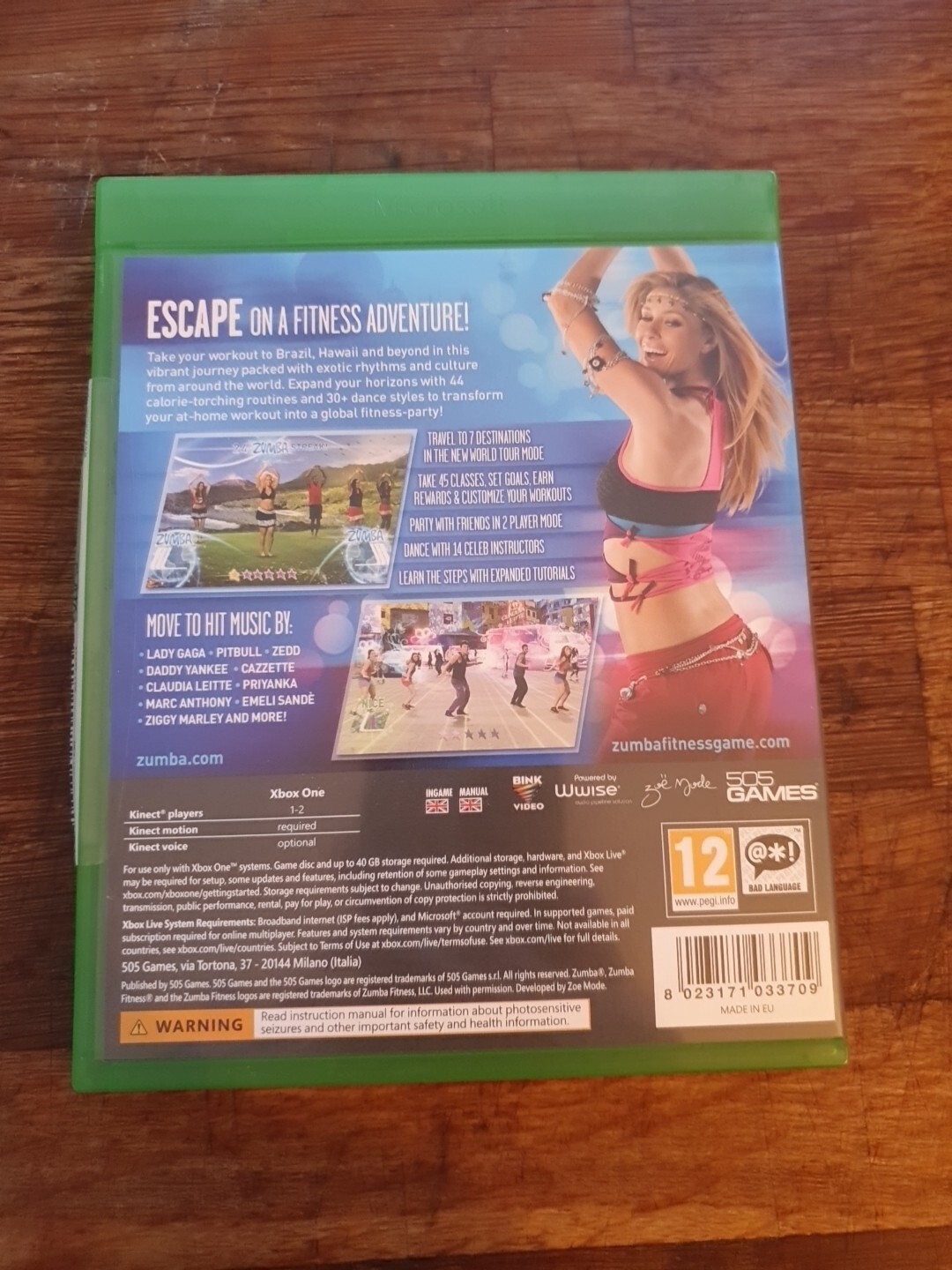 Zumba Fitness World Party XBOX ONE Dance fitness game Disc Mint eBay