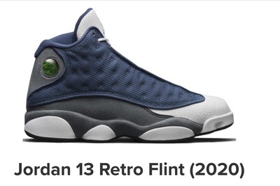 jordan retro 13 blue and white