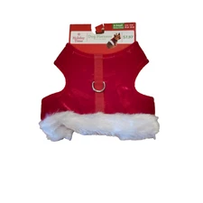 Holiday Time Christmas Dog Harness Red Santa Suit Size XS NEW