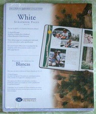 Creative Memories 8 1/2 X 11 White Scrapbook Refill Pages NEW