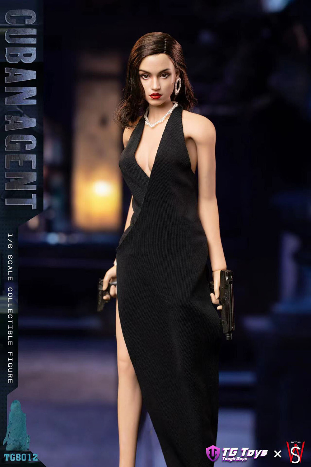 TGToys ×SWToys TG8012 1/6 Female Cuban Agent Collection Model 12''Action Figure