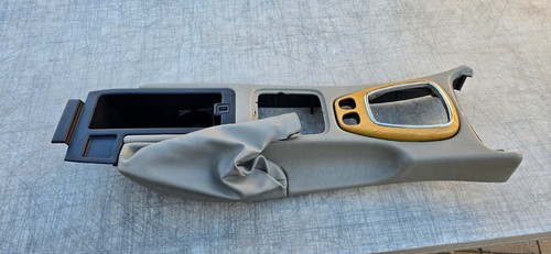 1999-2002 JAGUAR S TYPE CENTER CONSOLE ALMOND COLOR UPPER TRIM PANEL CUP OEM