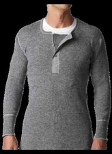 Wool Heavyweight Henley Stanfield's Shirt New In Package