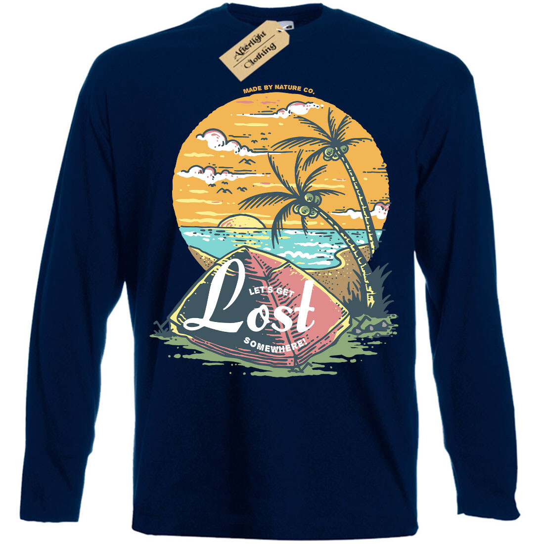 Lets Get Lost T-Shirt adventure camping holiday explorers Mens