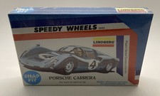 Vintage 1976 Speedy Wheels Lindberg Porsche Carrera Model Box