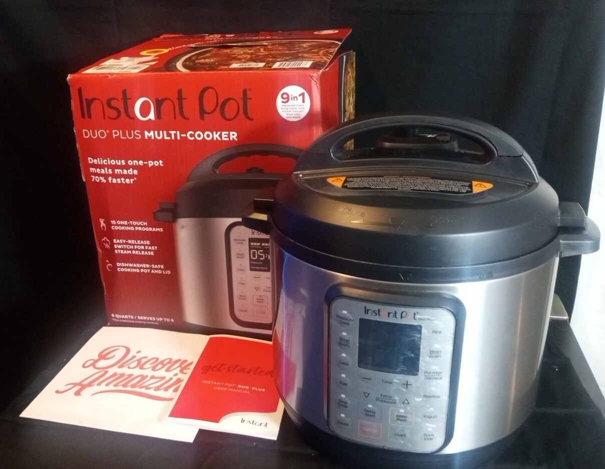 Instant Pot 112-0156-01 Duo Plus 9-in-1 Electric Pressure Cooker Stainless Steel-image