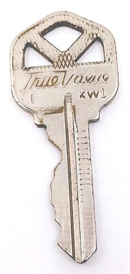 Vintage Key True Value KW1 I Appx 2'' Replacement Locks