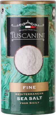 Tuscanini Premium Italian Fine Sea Salt 16oz Tube Mediterenian Sea Salt From ...